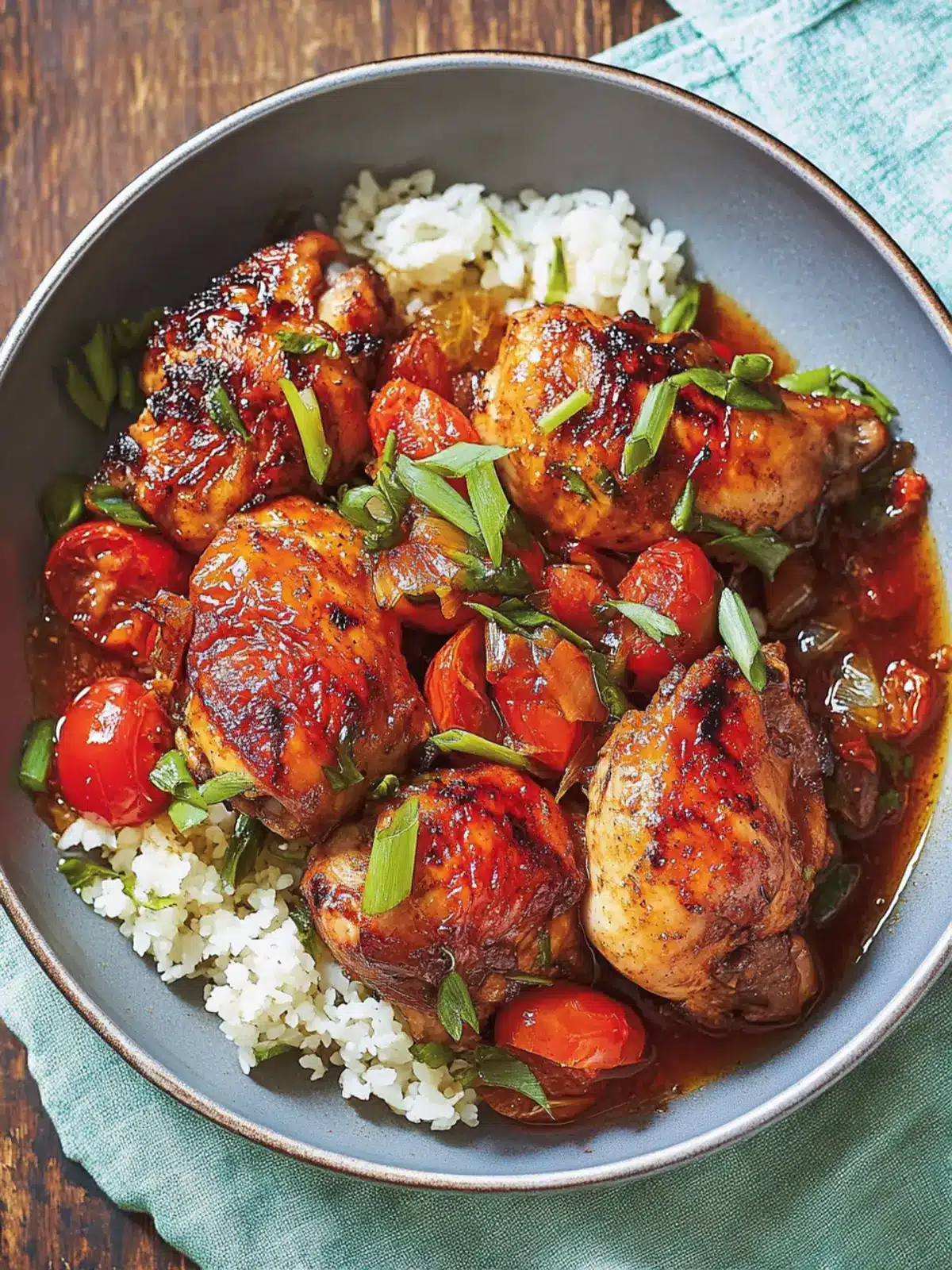 One-Pan Braised Chicken with Soy Sauce and Tomatoes Made Easy 2 One-Pan Braised Chicken with Soy Sauce and Tomatoes