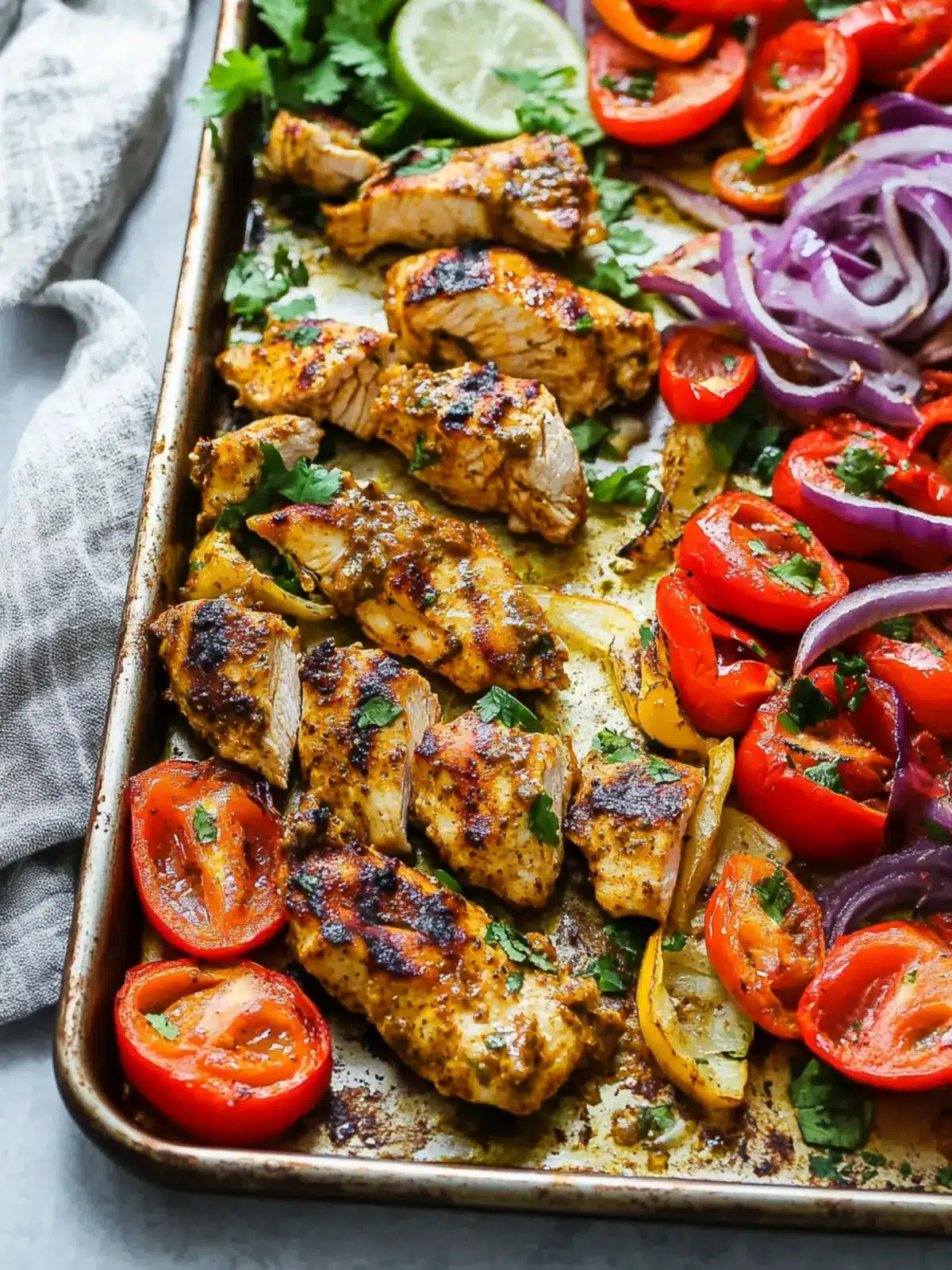 Savory Chicken Shawarma Sheet Pan Dinner Made Easy 4 Chicken Shawarma Sheet Pan Dinner