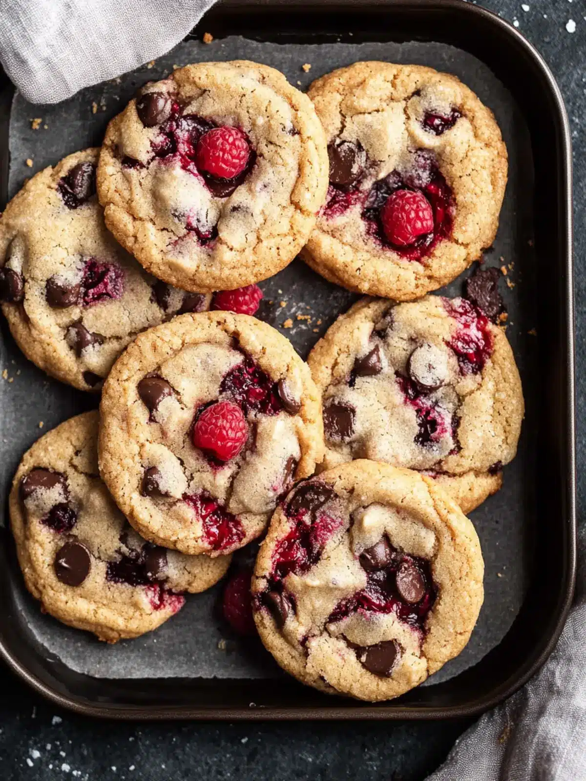 Delicious Raspberry Chocolate Chip Cookies for Perfect Indulgence 4 Raspberry Chocolate Chip Cookies
