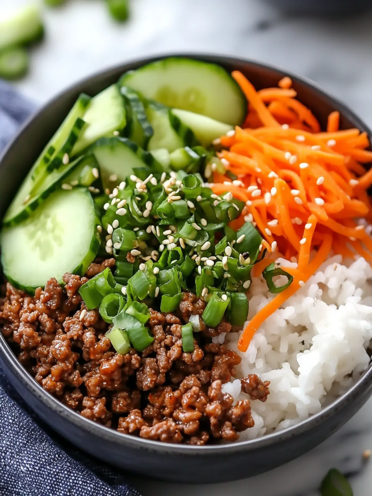Quick & Easy Korean Ground Beef Bowl Taste the Takeout Upgrade 4 Quick & Easy Korean Ground Beef Bowl Better Than Takeout!