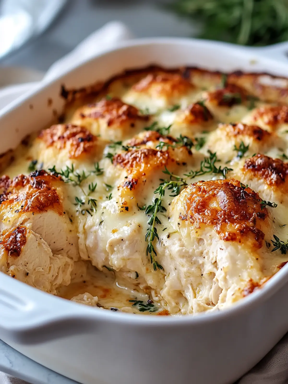 Cottage Cheese Chicken Bake: Easy High-Protein Comfort Dish 3 Cottage Cheese Chicken Bake : Creamy, High-Protein, One-Dish Wonder