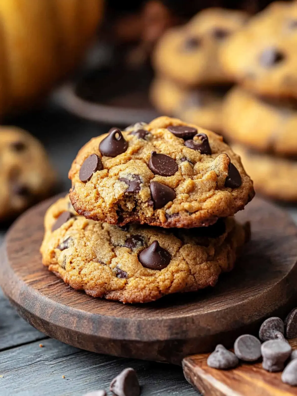 Savor Fall with Easy Pumpkin Chocolate Chip Cookies Video 2 Easy Pumpkin Chocolate Chip Cookies (Video!)
