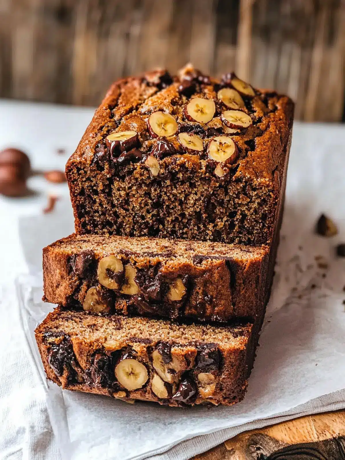 Decadent Chocolate Hazelnut Banana Bread for Sweet Moments 2 Chocolate Hazelnut Banana Bread