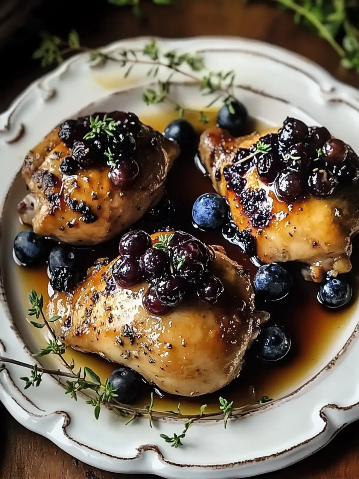 Irresistible Blueberry Thyme Chicken for Effortless Dinner Bliss 3 Blueberry Thyme Chicken