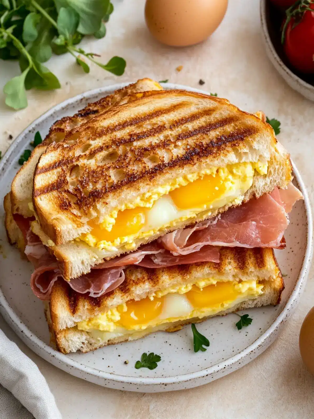 Mouthwatering Prosciutto Egg Panini for Your Busy Mornings 3 Prosciutto Egg Panini