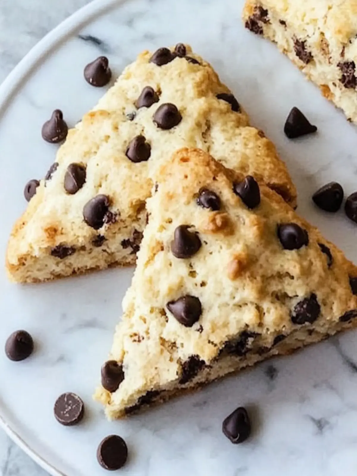 Irresistible Chocolate Chip Scones That You'll Adore 3 Chocolate Chip Scones