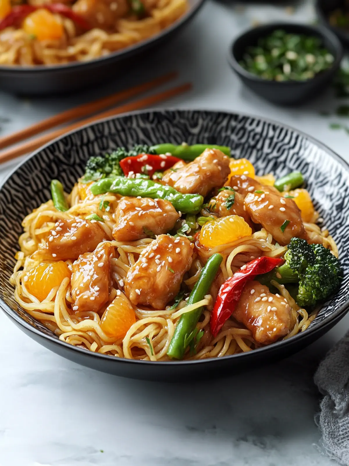 Celebrate Lunar New Year with Orange Chicken & Sesame Chow Mein 3 Orange Chicken and Sesame Chow Mein- Lunar New Year Festive Recipe