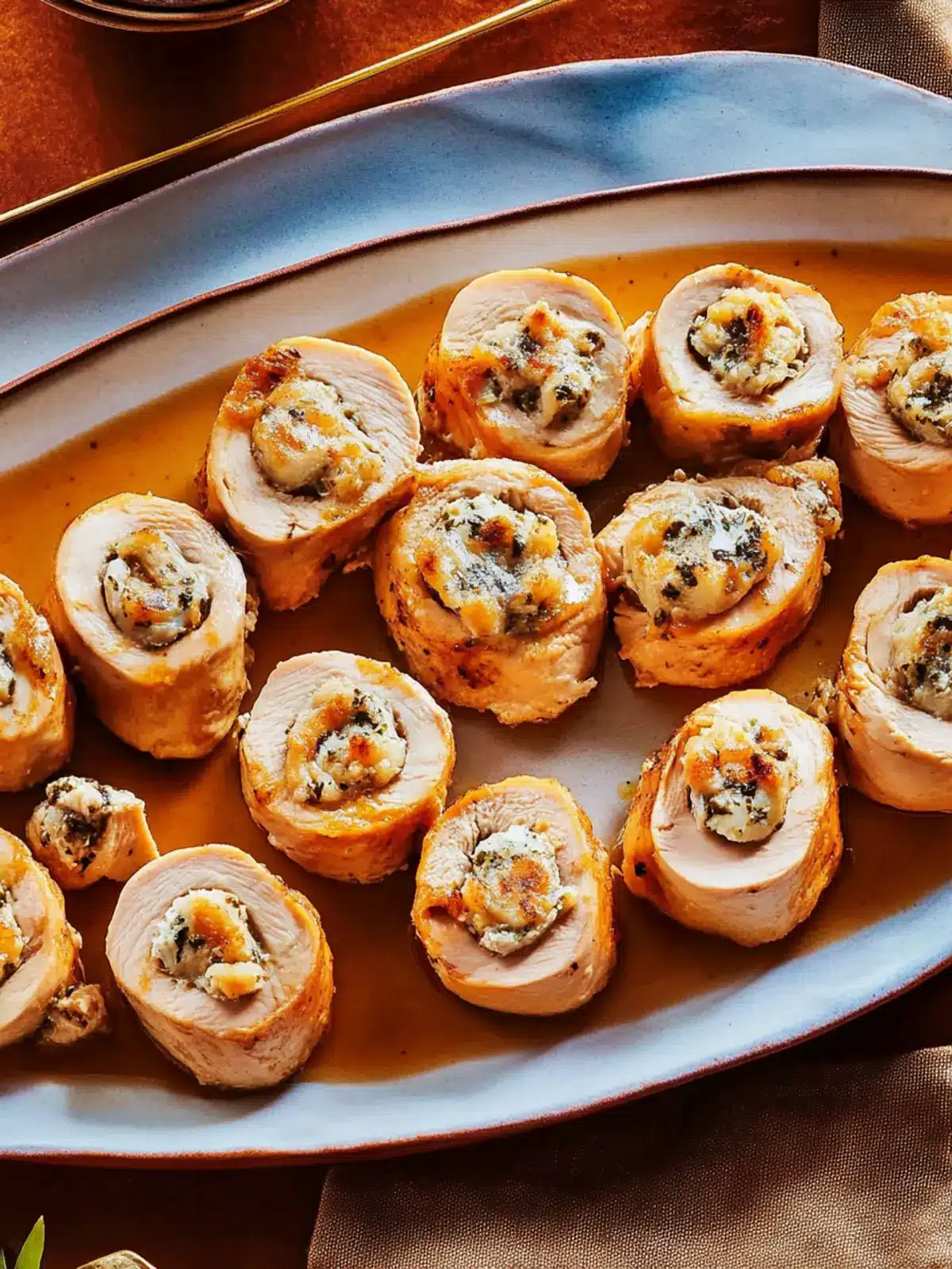 Mouthwatering Chicken Roulade with Savory Custom Fillings 3 Chicken Roulade