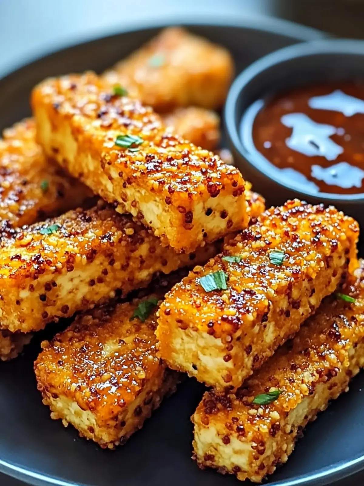 Crispy Baked Honey Mustard Tofu Tenders You ll Love Today 2 Crispy Baked Honey Mustard Tofu Tenders You ll Crave