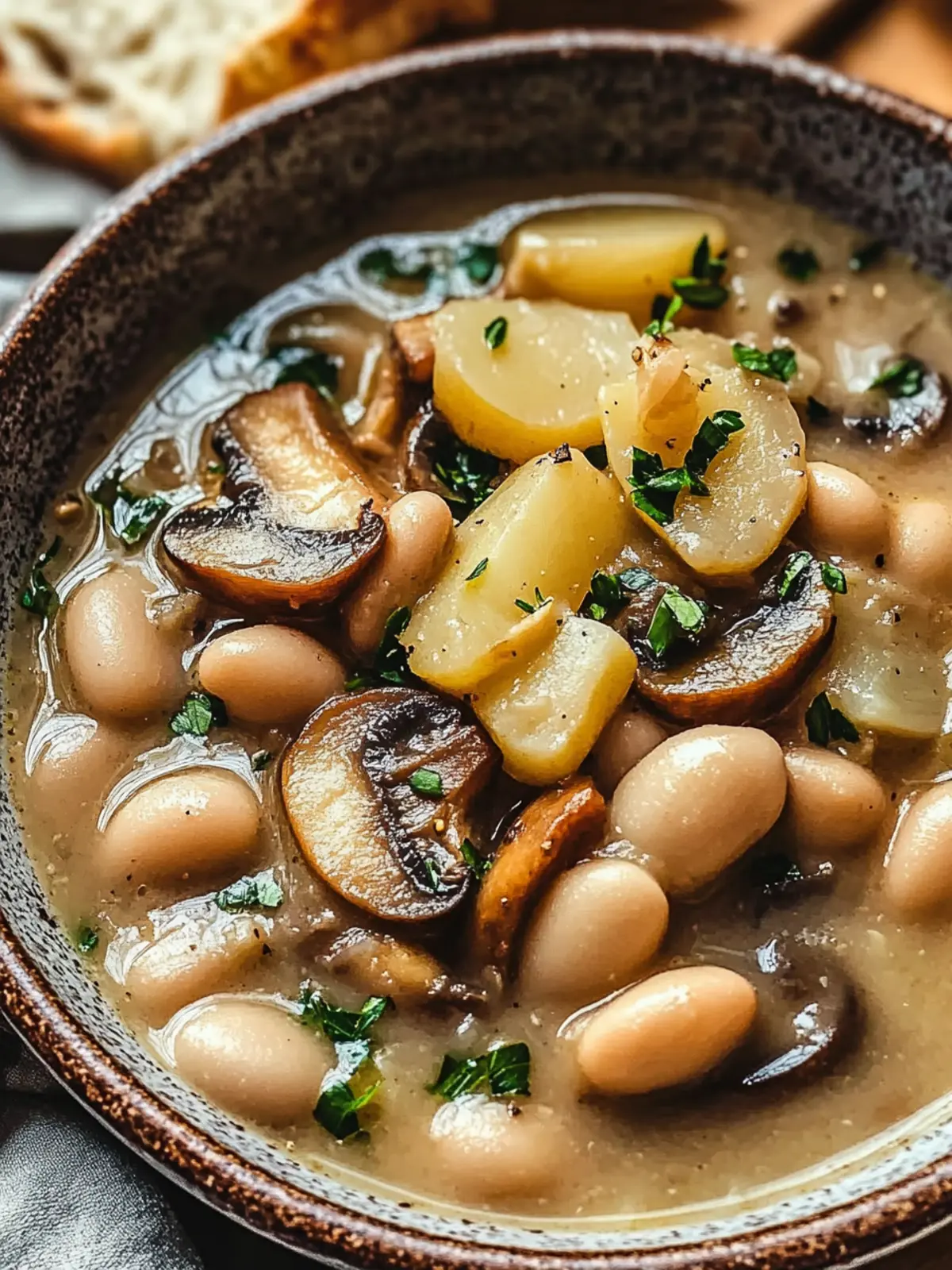Cozy White Bean Mushroom Stew (Vegan) for Ultimate Comfort 4 Cozy White Bean Mushroom Stew (Vegan)