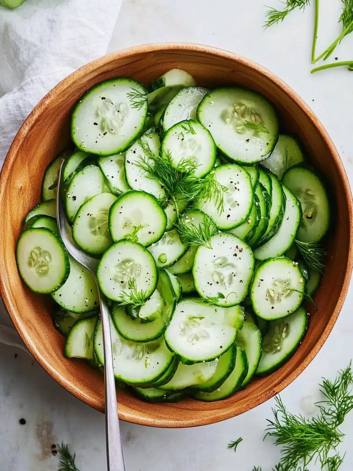 Zesty Cucumber Salad with Dill for Perfect Summer Refreshment 2 Cucumber Salad