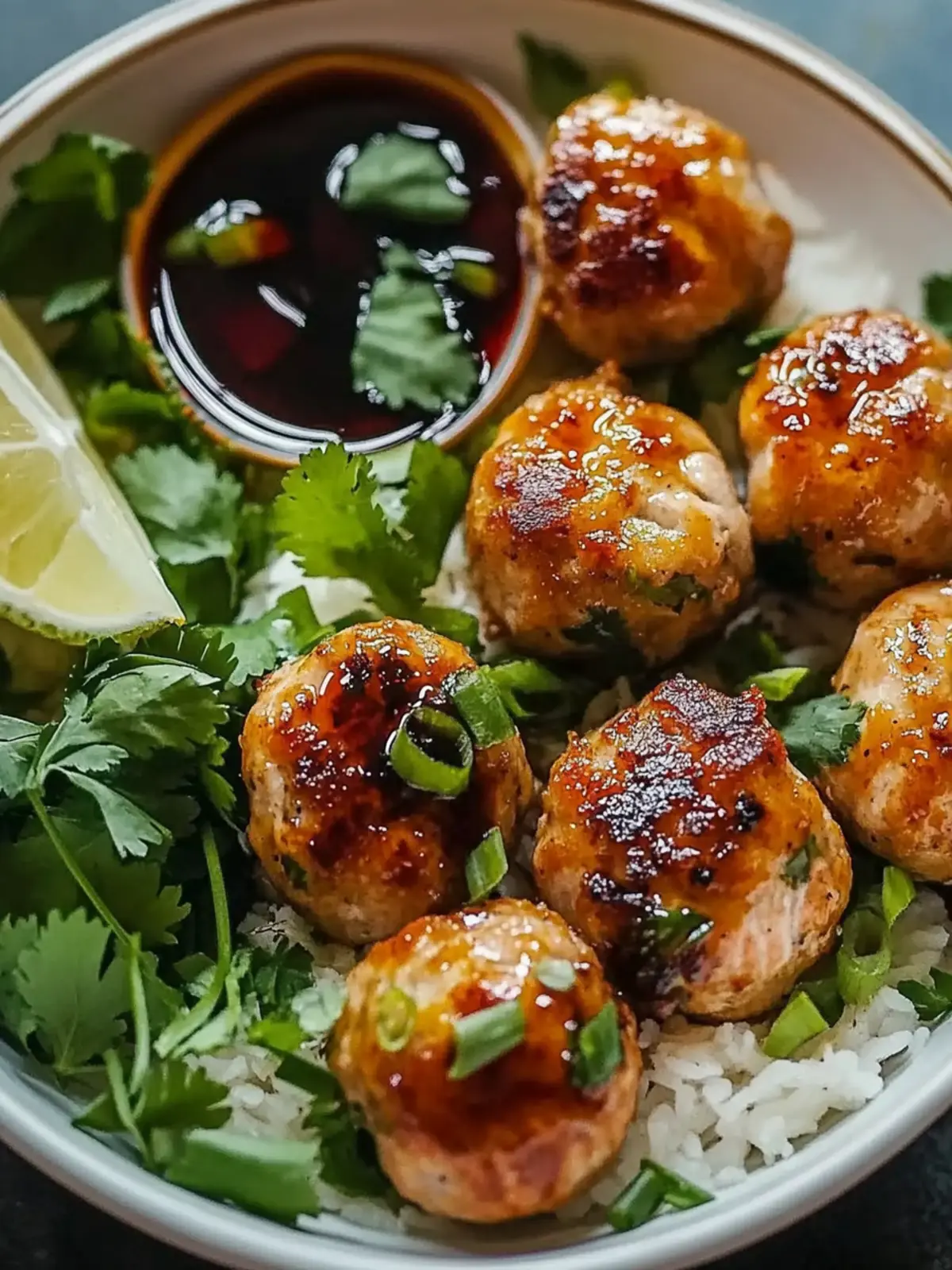 Savory Gingery Salmon Meatballs with a Soy Glaze Recipe 2 Gingery Salmon Meatballs with a Soy Glaze