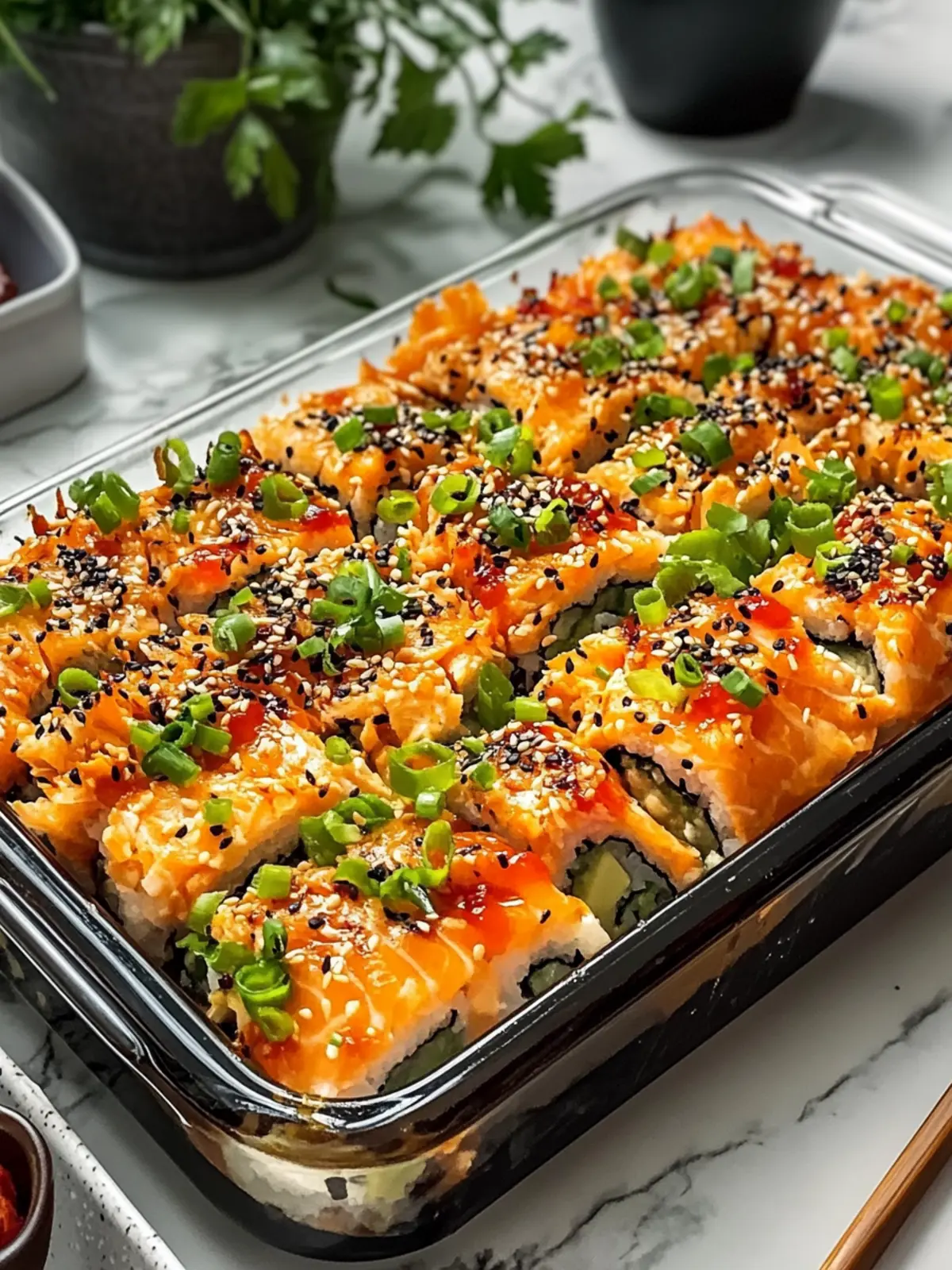 Delicious Spicy Salmon Sushi Bake You ll Love to Make 2 Spicy Salmon Sushi Bake