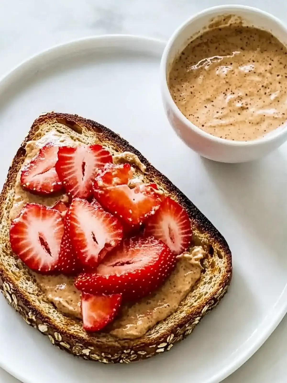 Peanut Butter and Strawberry Toast: A Quick Morning Delight 2 Peanut Butter and Strawberry Toast