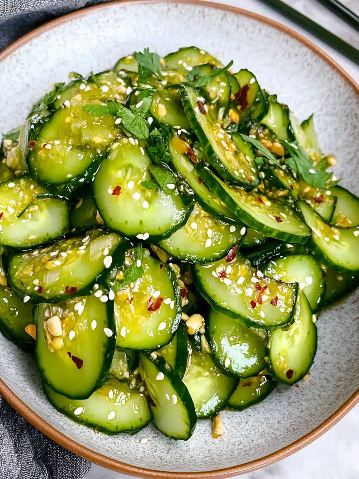 Crunchy Asian Slinky Cucumber Salad for a Refreshing Twist 4 Asian Slinky Cucumber Salad