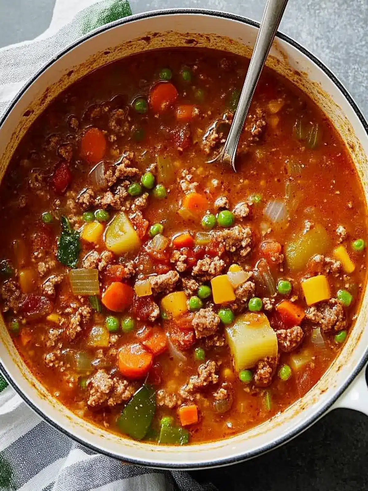 Hearty Hamburger Soup: The Ultimate One-Pot Comfort Meal 3 Hamburger Soup