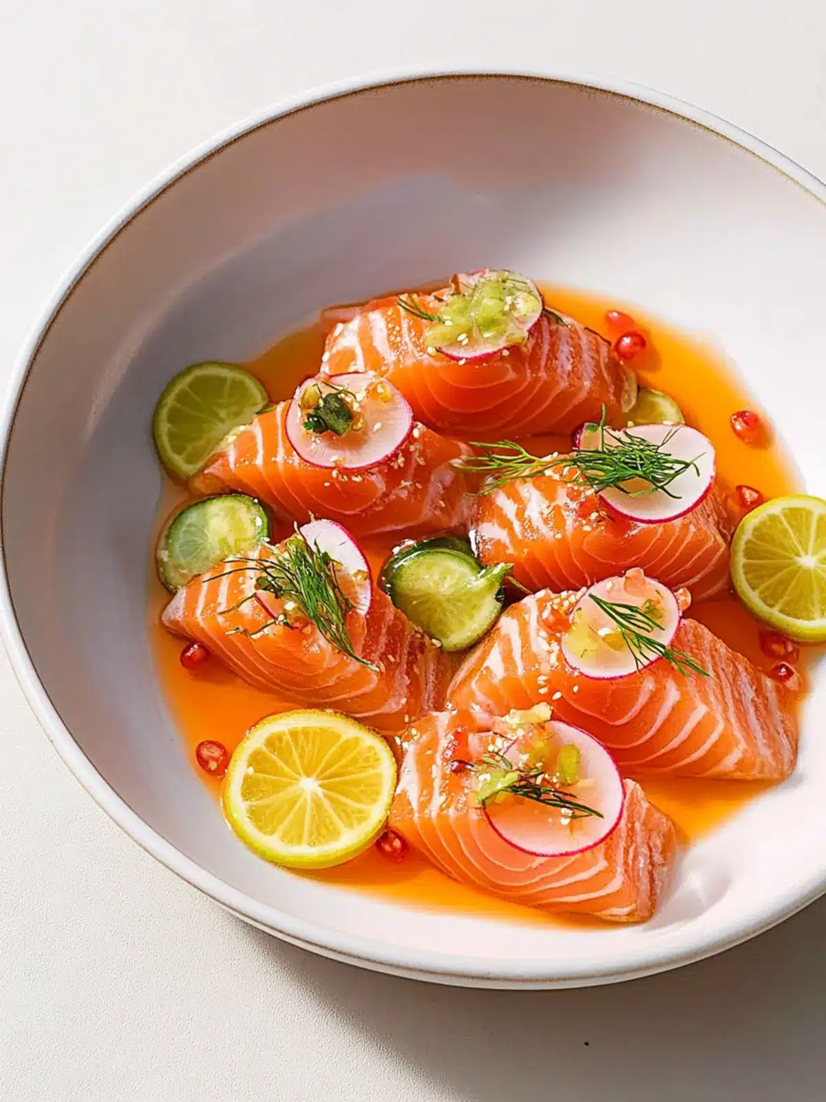 Salmon Crudo with Citrus Soy Dressing for Effortless Delights 3 Salmon Crudo with Citrus Soy Dressing