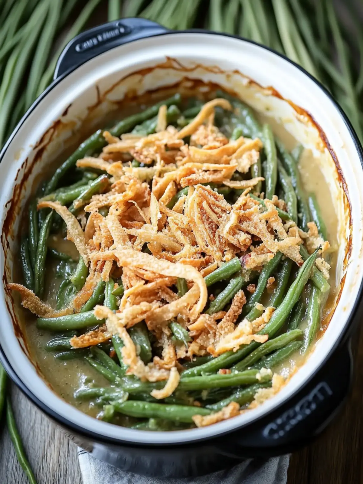 Comforting Crockpot Green Bean Casserole for Busy Nights 4 Crockpot Green Bean Casserole