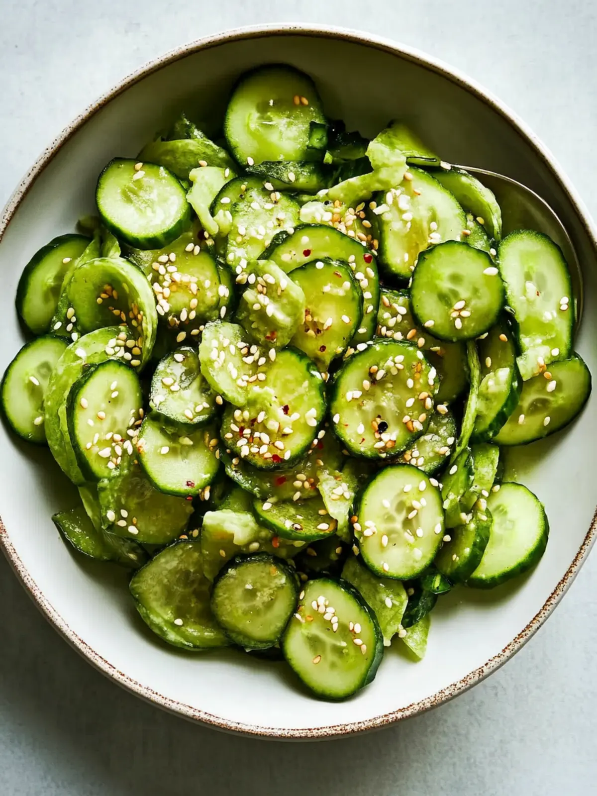 Sesame Cucumber and Avocado Salad: Refreshingly Easy Delight 2 Sesame Cucumber and Avocado Salad