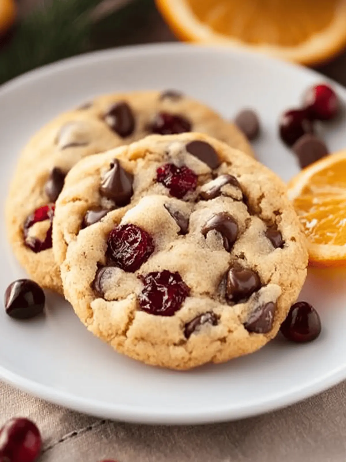Irresistible Orange Cranberry Chocolate Chip Cookies Delight 2 Orange Cranberry Chocolate Chip Cookies