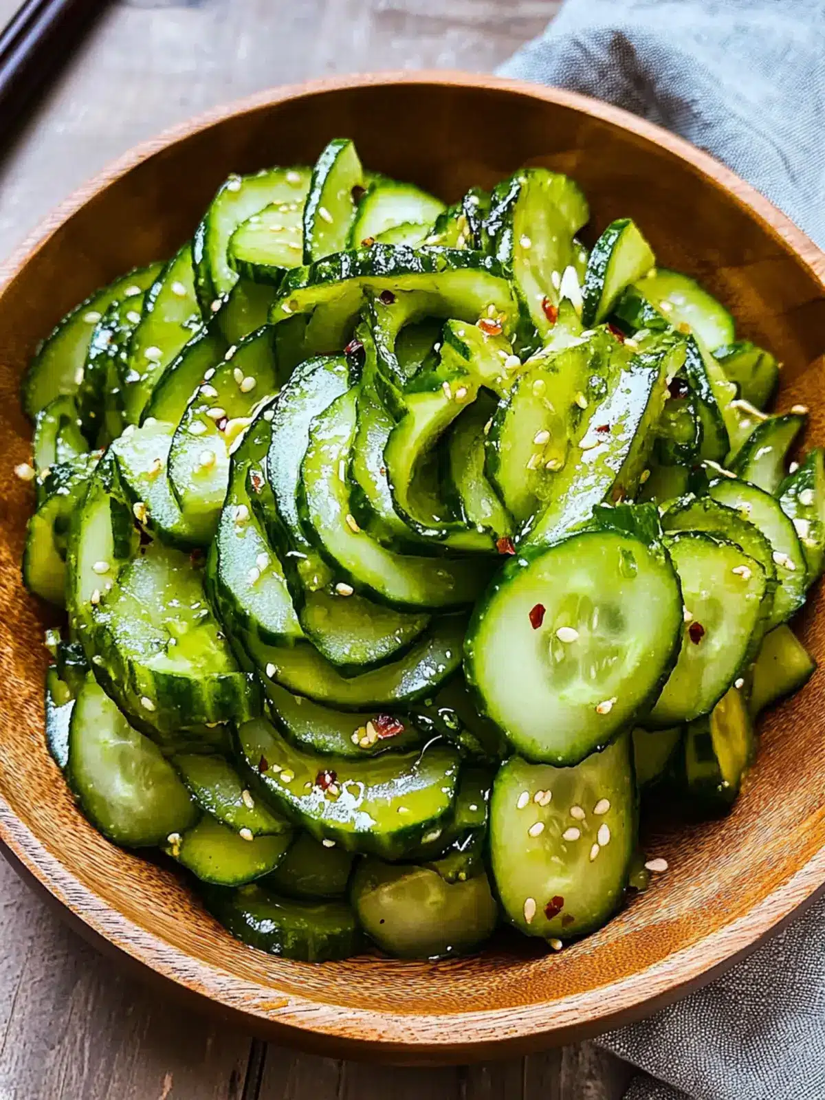 Crunchy Asian Slinky Cucumber Salad for a Refreshing Twist 3 Asian Slinky Cucumber Salad