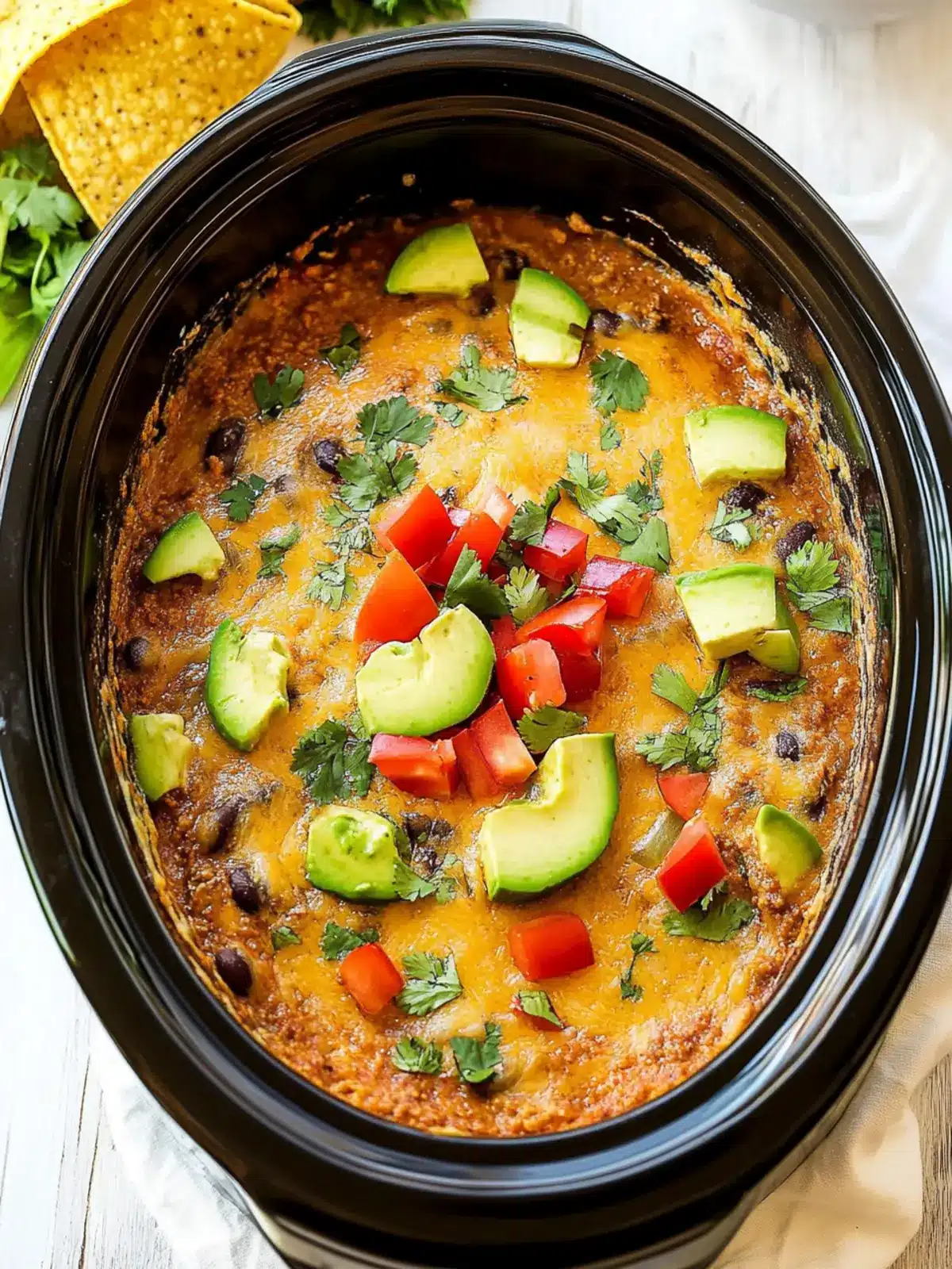 Heavenly Crockpot Taco Dip for Effortless Game Day Fun 4 Crockpot Taco Dip