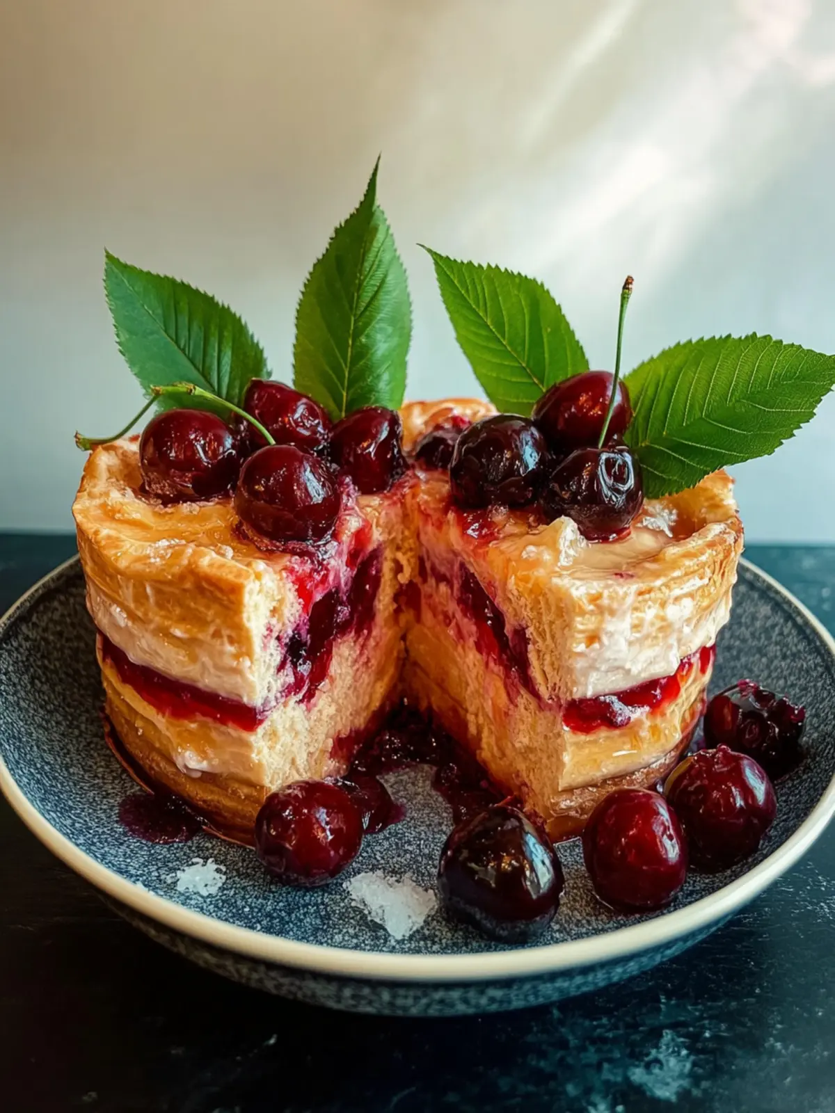 Cherry Karpatka: Delight in This Polish Layered Dessert 3 Cherry Karpatka