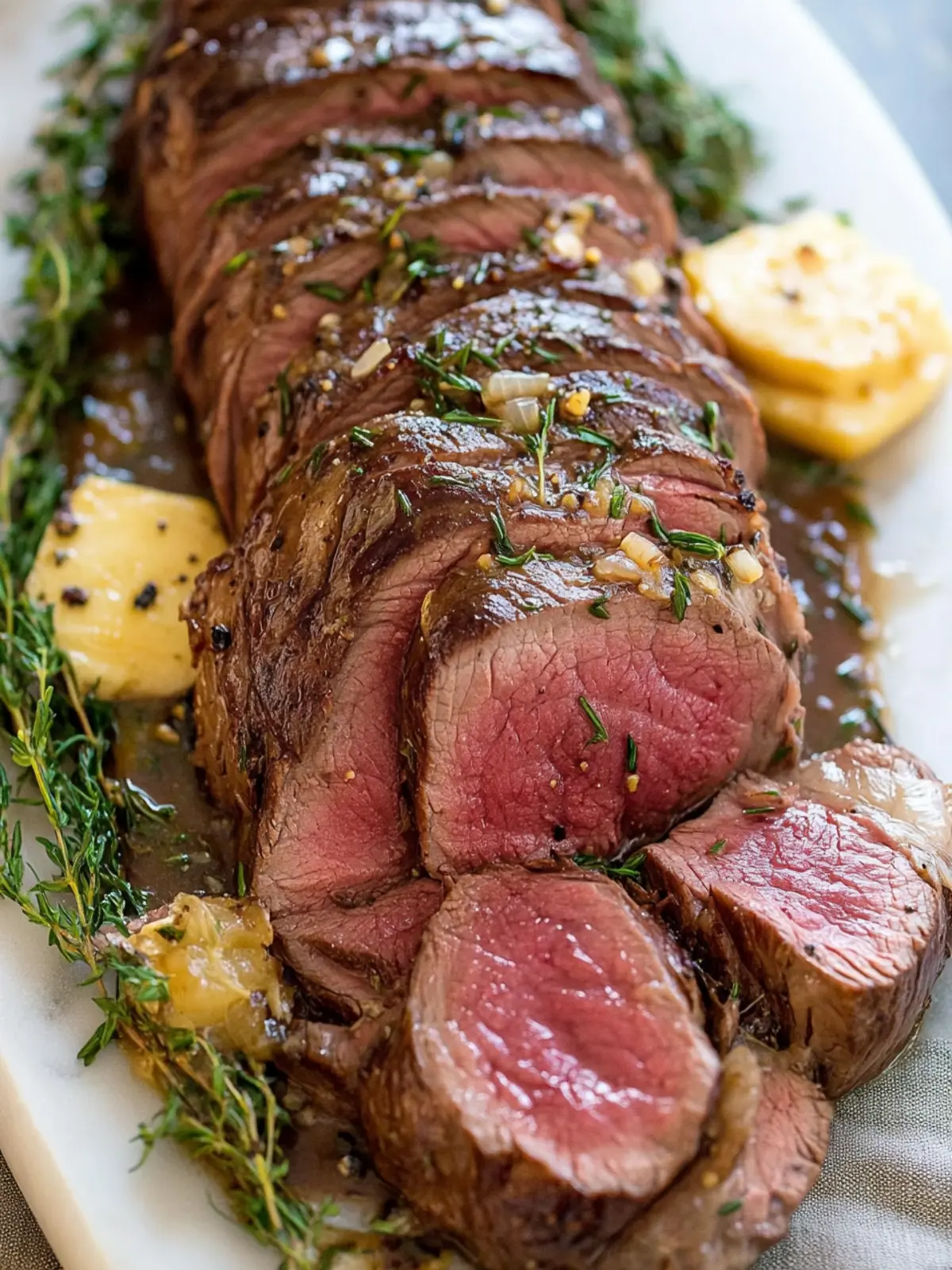 Savory Beef Tenderloin with Irresistible Garlic Butter Sauce 2 Beef Tenderloin (with Garlic Butter Sauce)