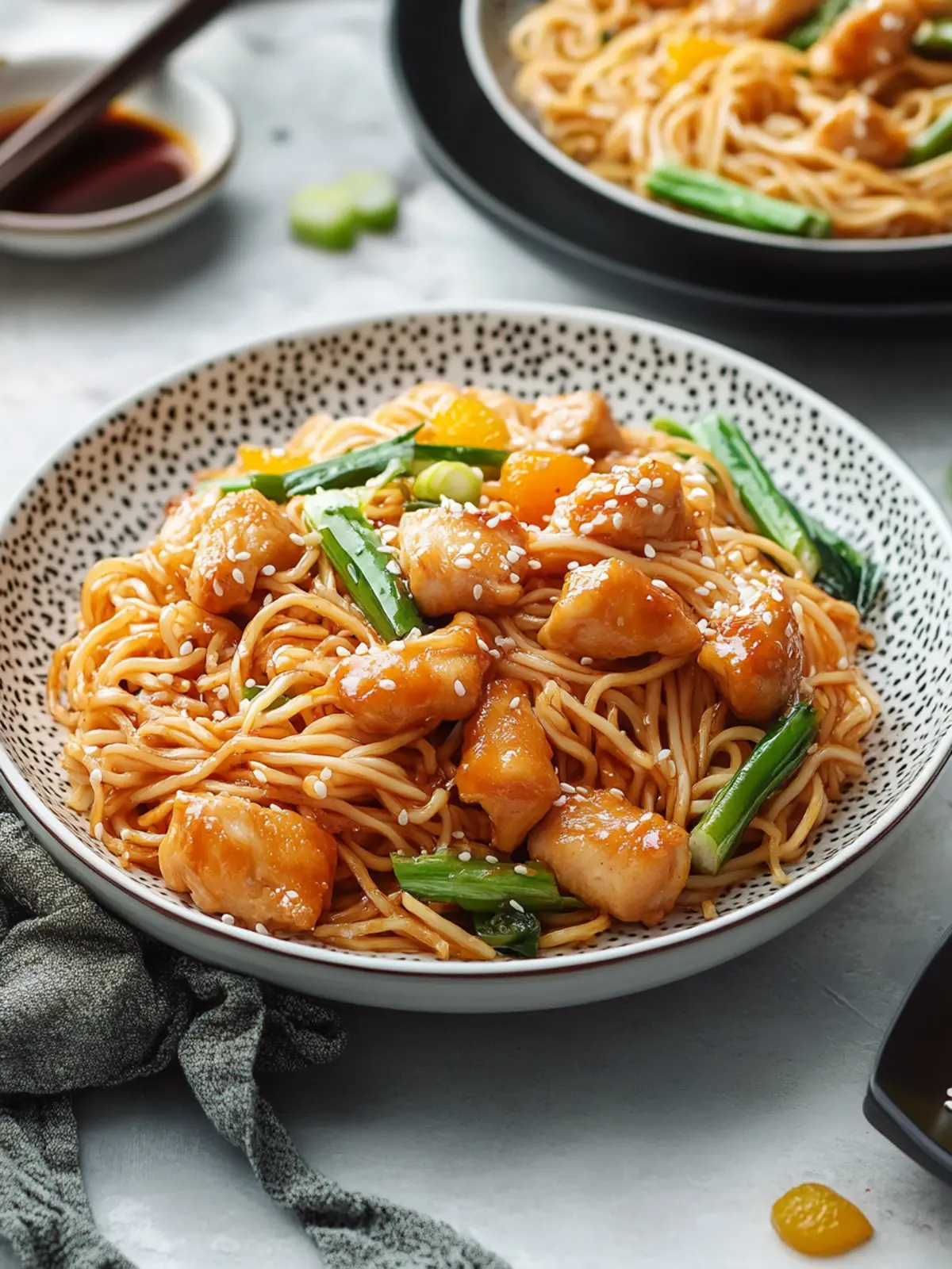 Celebrate Lunar New Year with Orange Chicken & Sesame Chow Mein 4 Orange Chicken and Sesame Chow Mein- Lunar New Year Festive Recipe