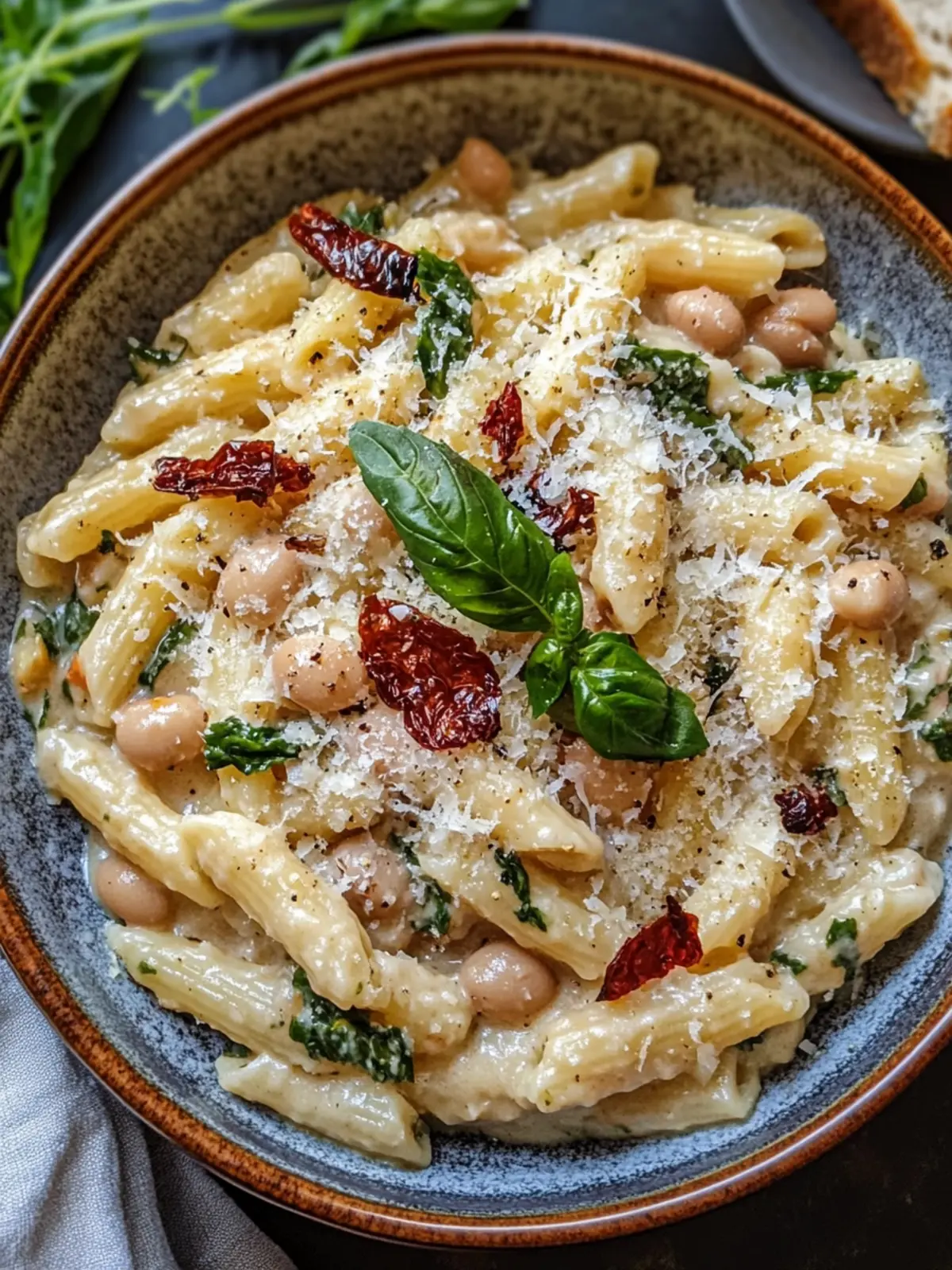 Crockpot Tuscan White Bean Pasta: Your New Comfort Food Hero 2 Crockpot Tuscan White Bean Pasta