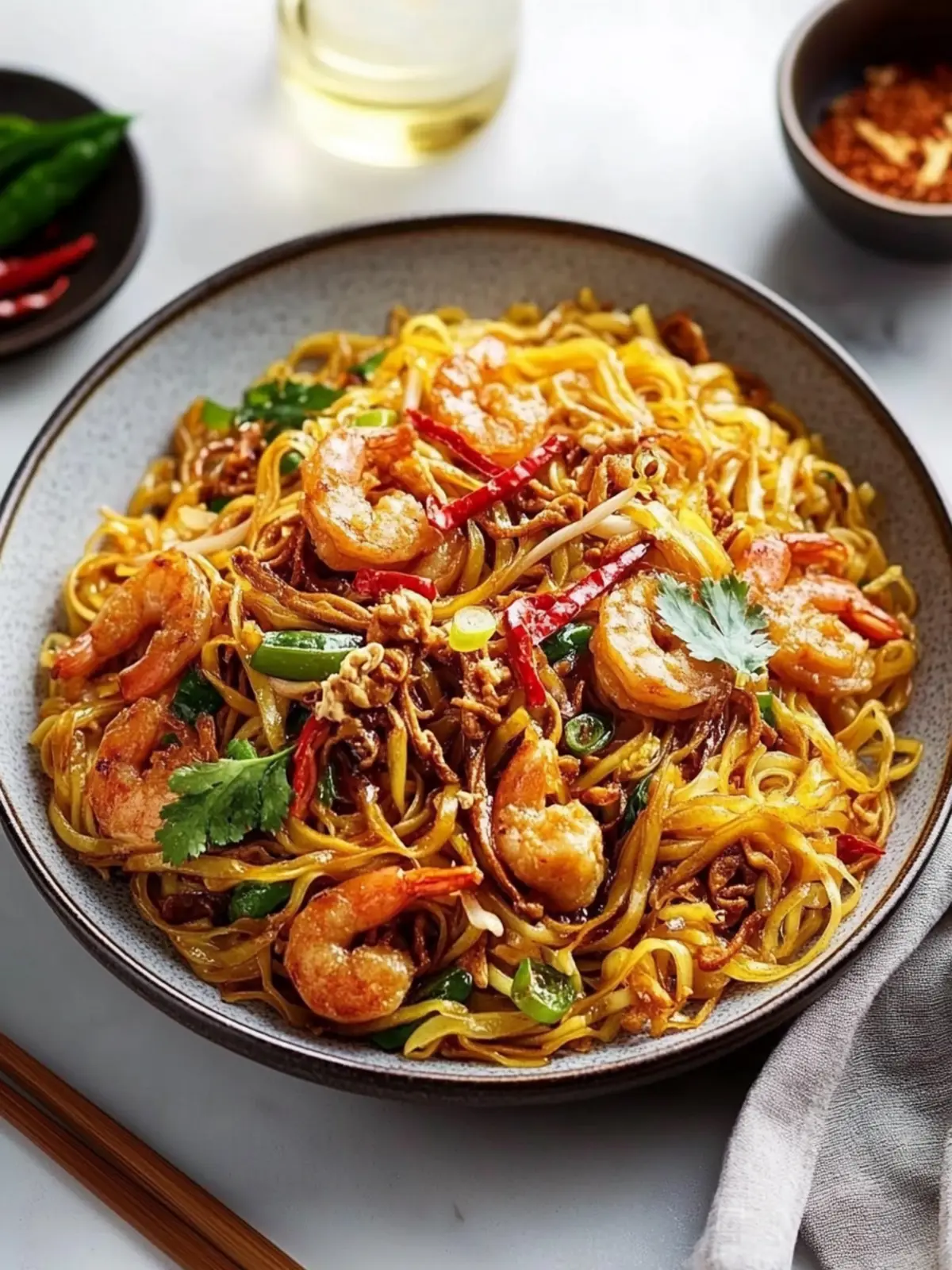 Nonya Hokkien Stir-Fried Noodles: A Lunar New Year Delight 4 Nonya Hokkien Stir-Fried Noodles- Longivity Lunar New Year Recipe