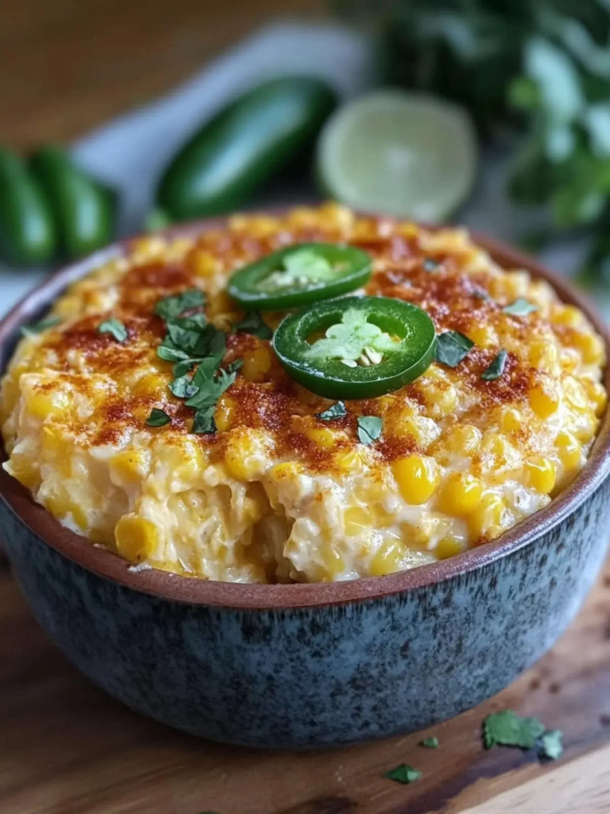 Creamy Crockpot Corn Casserole with Spicy Jalapeño Kick 3 Creamy Crockpot Corn Casserole- Spicy Jalapeño Cream Cheese
