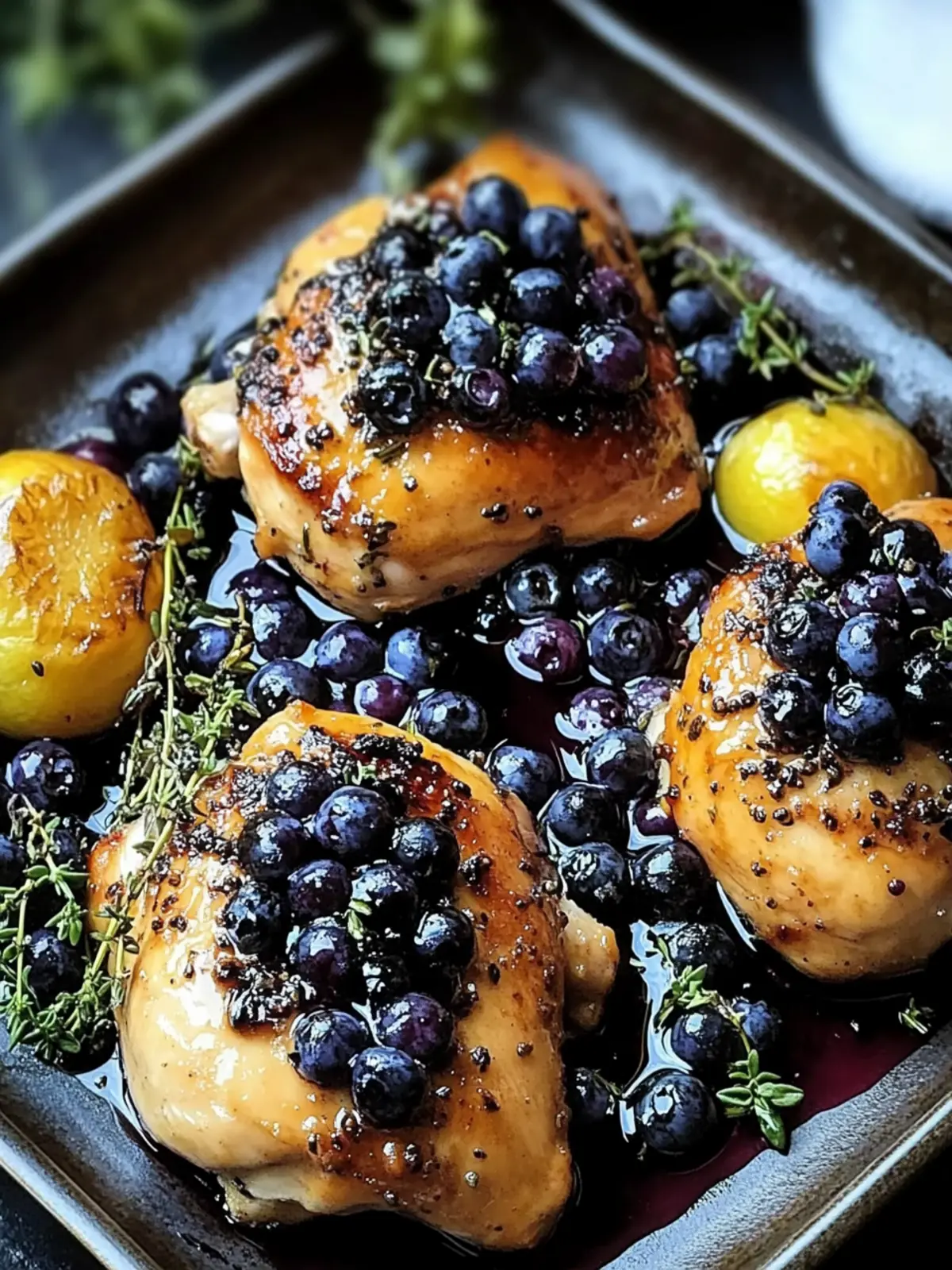 Irresistible Blueberry Thyme Chicken for Effortless Dinner Bliss 2 Blueberry Thyme Chicken