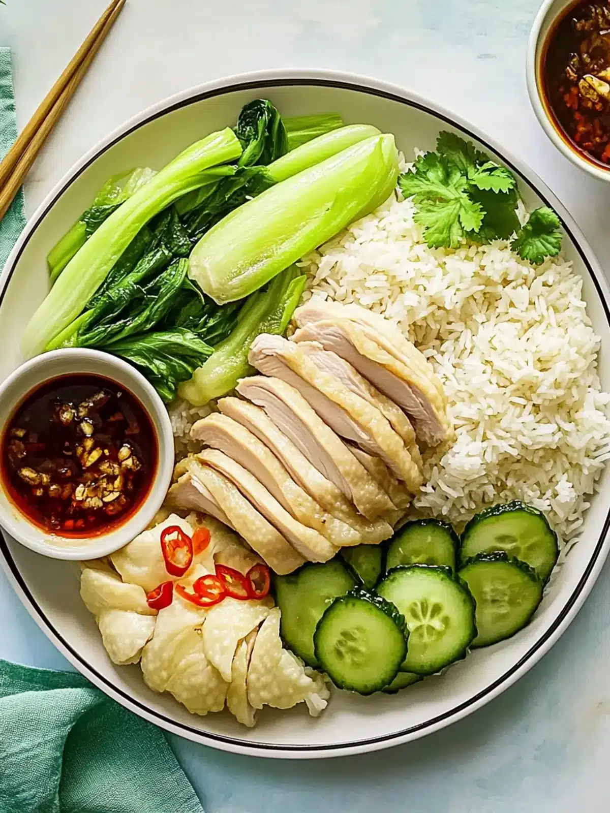 Irresistible Hainanese Chicken Rice for Cozy Family Dinners 2 Hainanese Chicken Rice