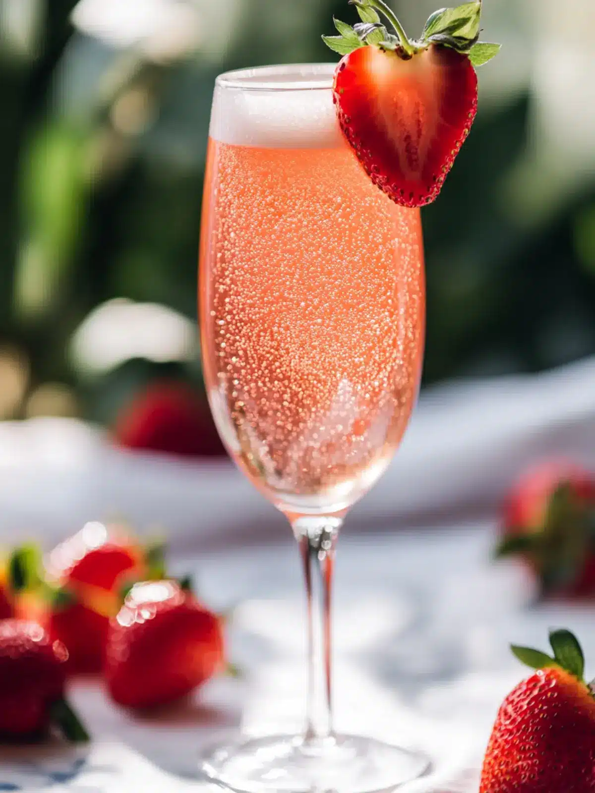 Elevate Brunch with a Refreshing Strawberry Bellini Recipe 3 Strawberry Bellini