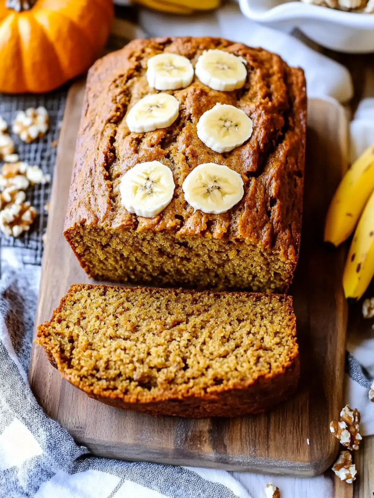 Moist Pumpkin Banana Bread for Cozy Autumn Mornings 3 Pumpkin Banana Bread