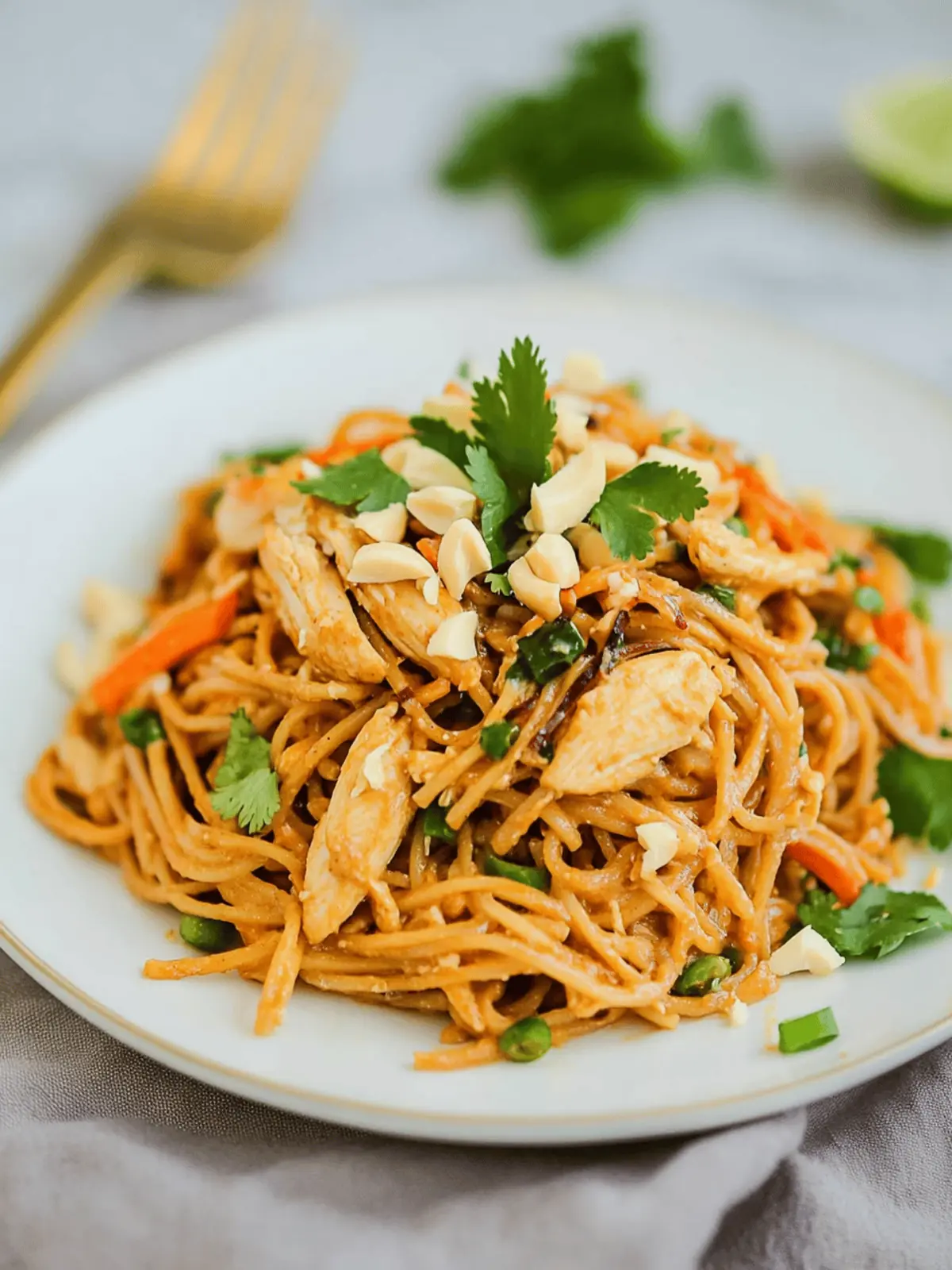 Savory Chicken Satay Noodle Salad for a Wholesome Meal 3 Chicken Satay Noodle Salad