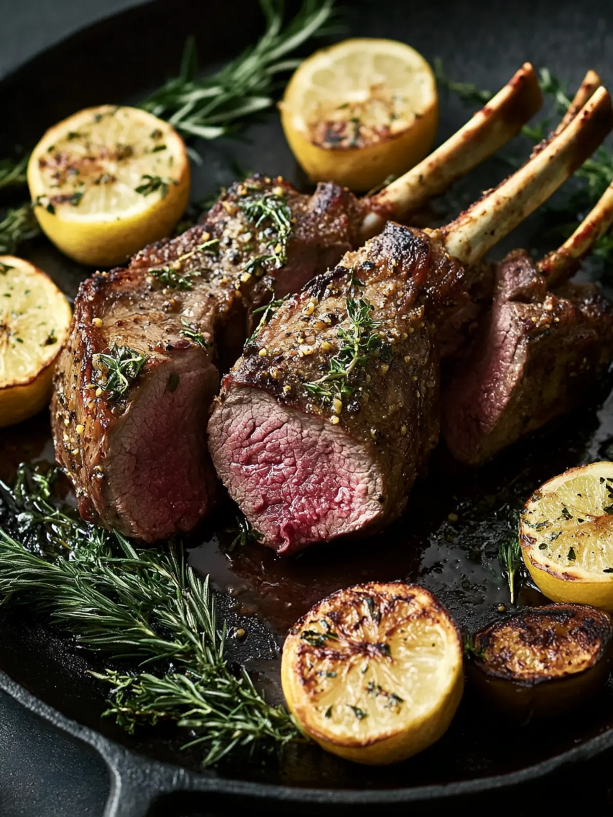 Savory Rack of Lamb with Garlic Herb Oil: Impress with Ease 2 Rack of Lamb
