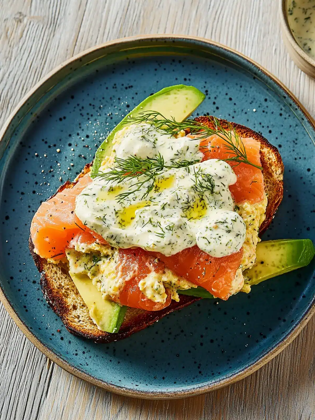 Delicious Hot-Smoked Salmon Scramble with Creamy Dill Twist 3 Hot-Smoked Salmon Scramble With Dill Cream