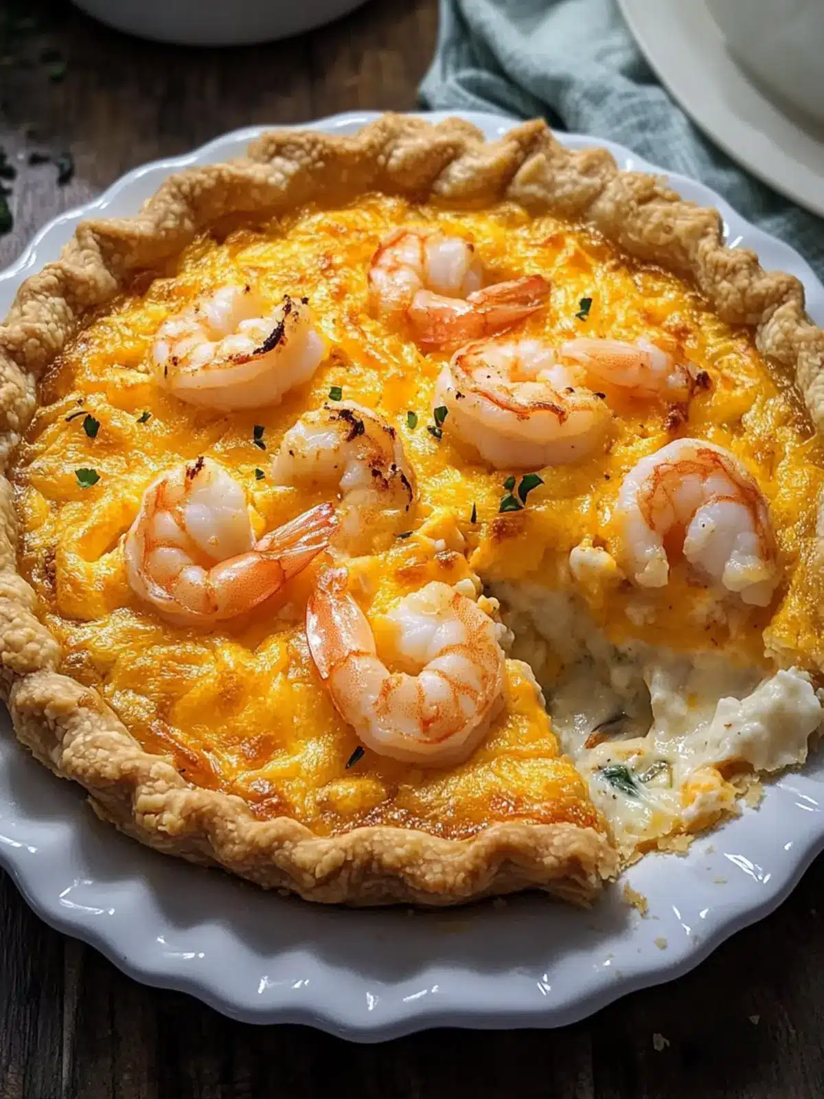 Florida Shrimp Cheddar Pie: Comfort Food at Its Best 3 Florida Shrimp Cheddar Pie