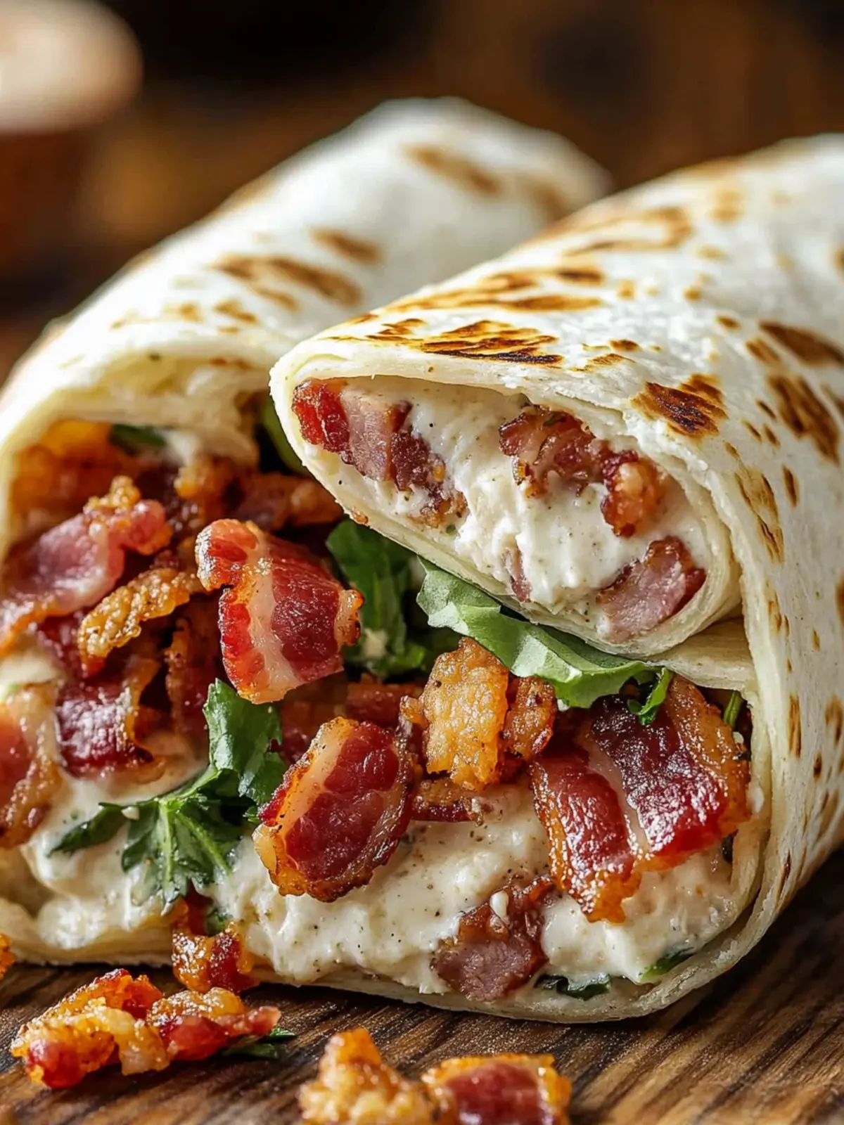 Deliciously Crunchy Bacon Ranch Wraps for the Perfect Bite 3 Crunchy Bacon Ranch Wrap