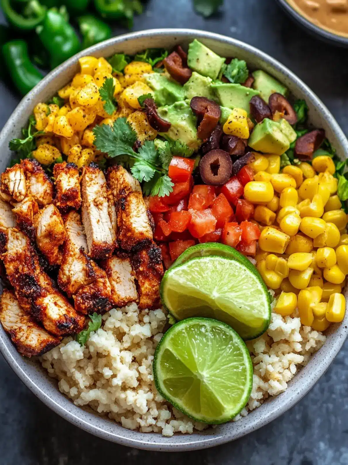 Delicious Healthy Chicken Taco Bowls for Easy Meal Prep 2 Healthy Chicken Taco Bowls