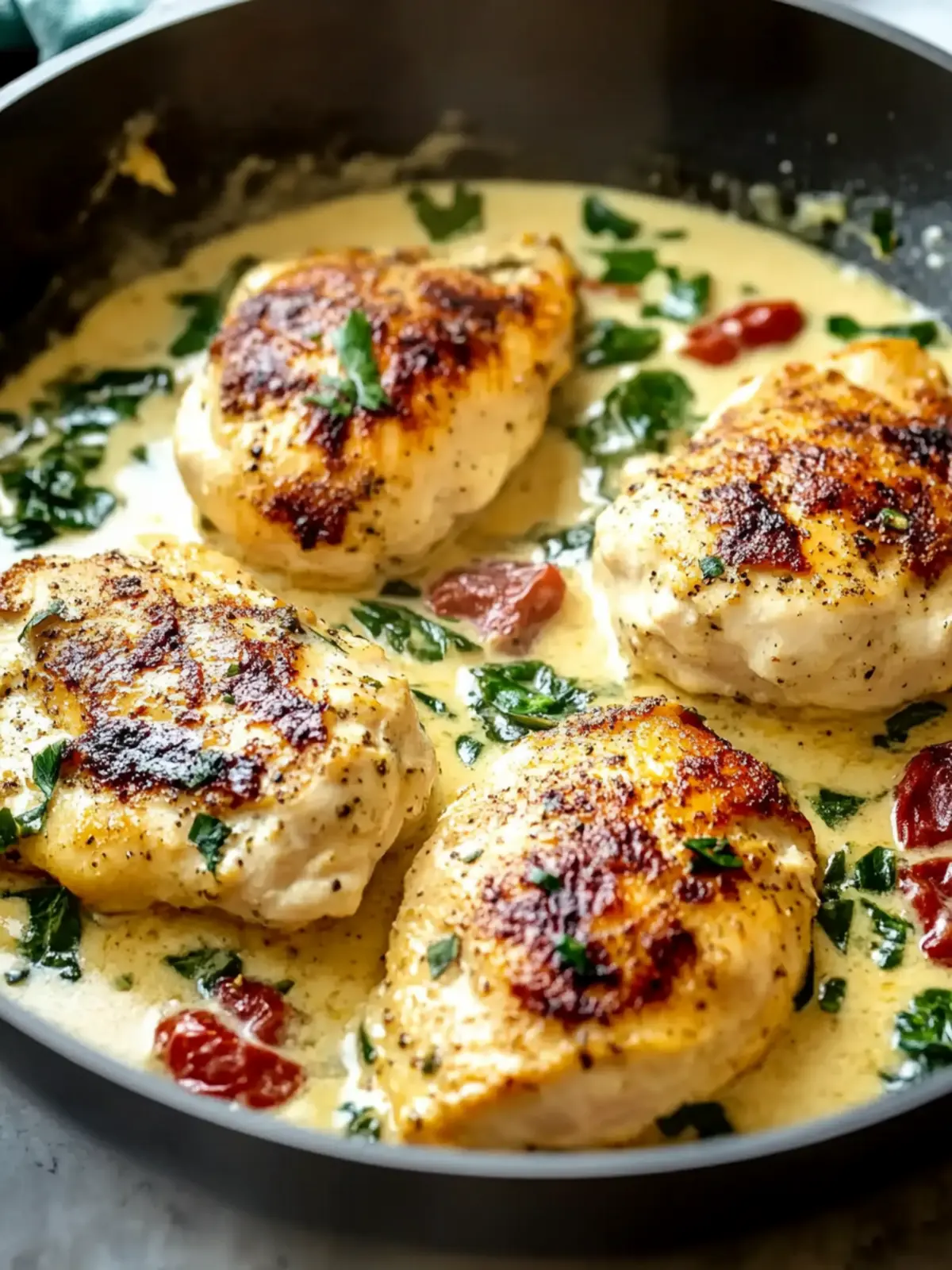 Creamy Tuscan Chicken for Quick Weeknight Comfort Bliss 4 Creamy Tuscan Chicken for Quick Weeknight Comfort