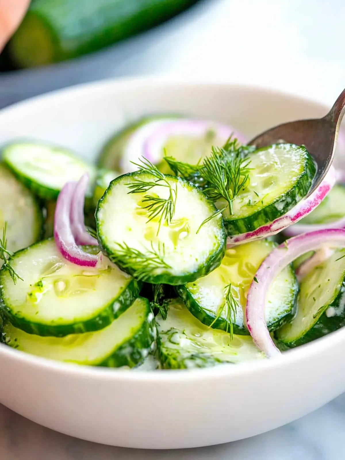 Refreshing Easy Creamy Cucumber Salad for Summer Bliss 3 Easy Creamy Cucumber Salad