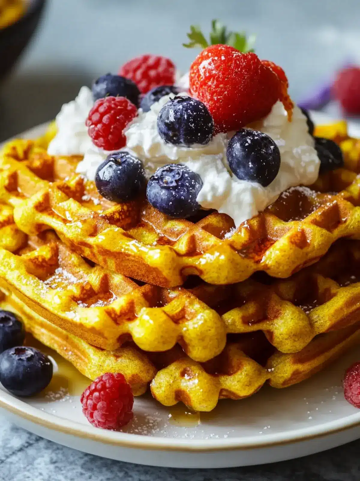 Delicious Anti-Inflammatory Turmeric Waffles for Healthy Mornings 2 Anti-Inflammatory Turmeric Waffles