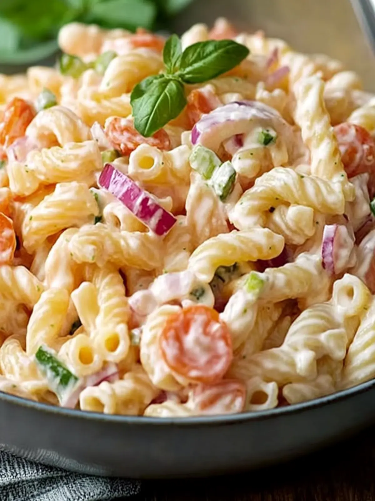 Pink Cadillac Pasta Salad Creamy, Tangy, Picnic Delight 2 Pink Cadillac Pasta Salad Creamy, Tangy, and Picnic-Perfect