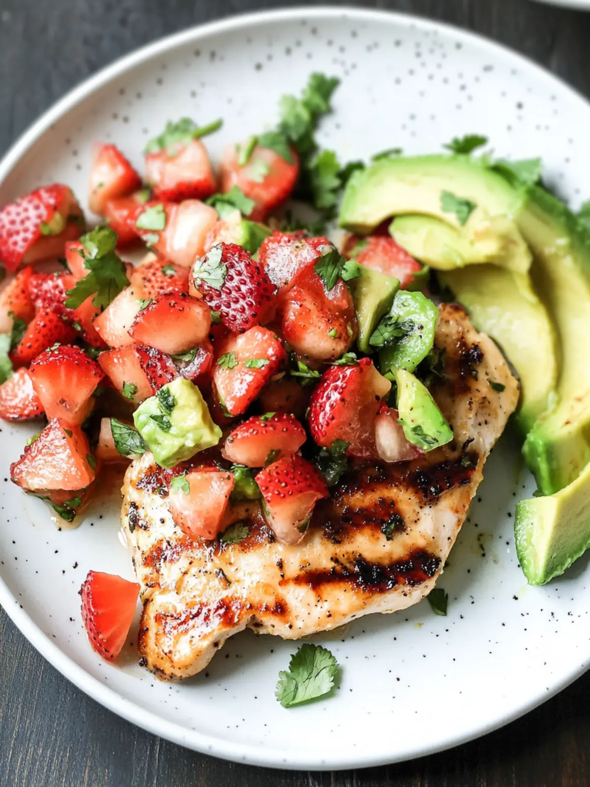 Grilled Chicken with Strawberry Avocado Salsa A Summer Delight 3 Grilled Chicken with Strawberry Avocado Salsa