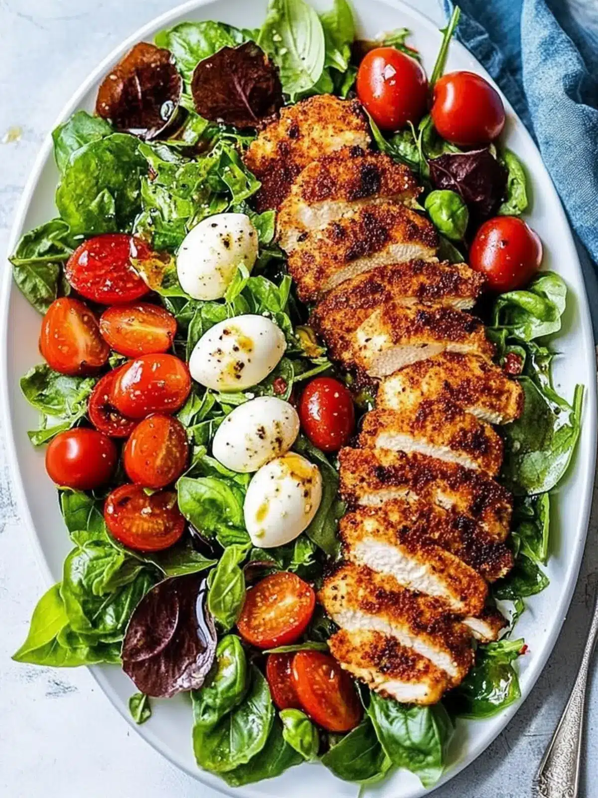 Savor the Flavor: Chicken Cutlet Caprese Salad Delight 3 Chicken Cutlet Caprese Salad