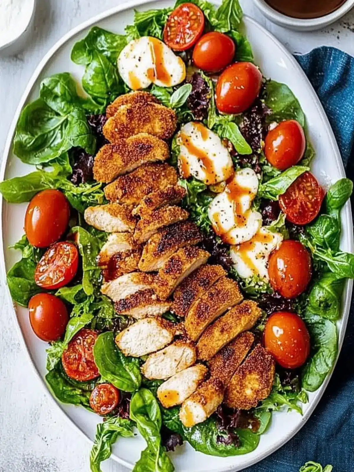 Savor the Flavor: Chicken Cutlet Caprese Salad Delight 2 Chicken Cutlet Caprese Salad