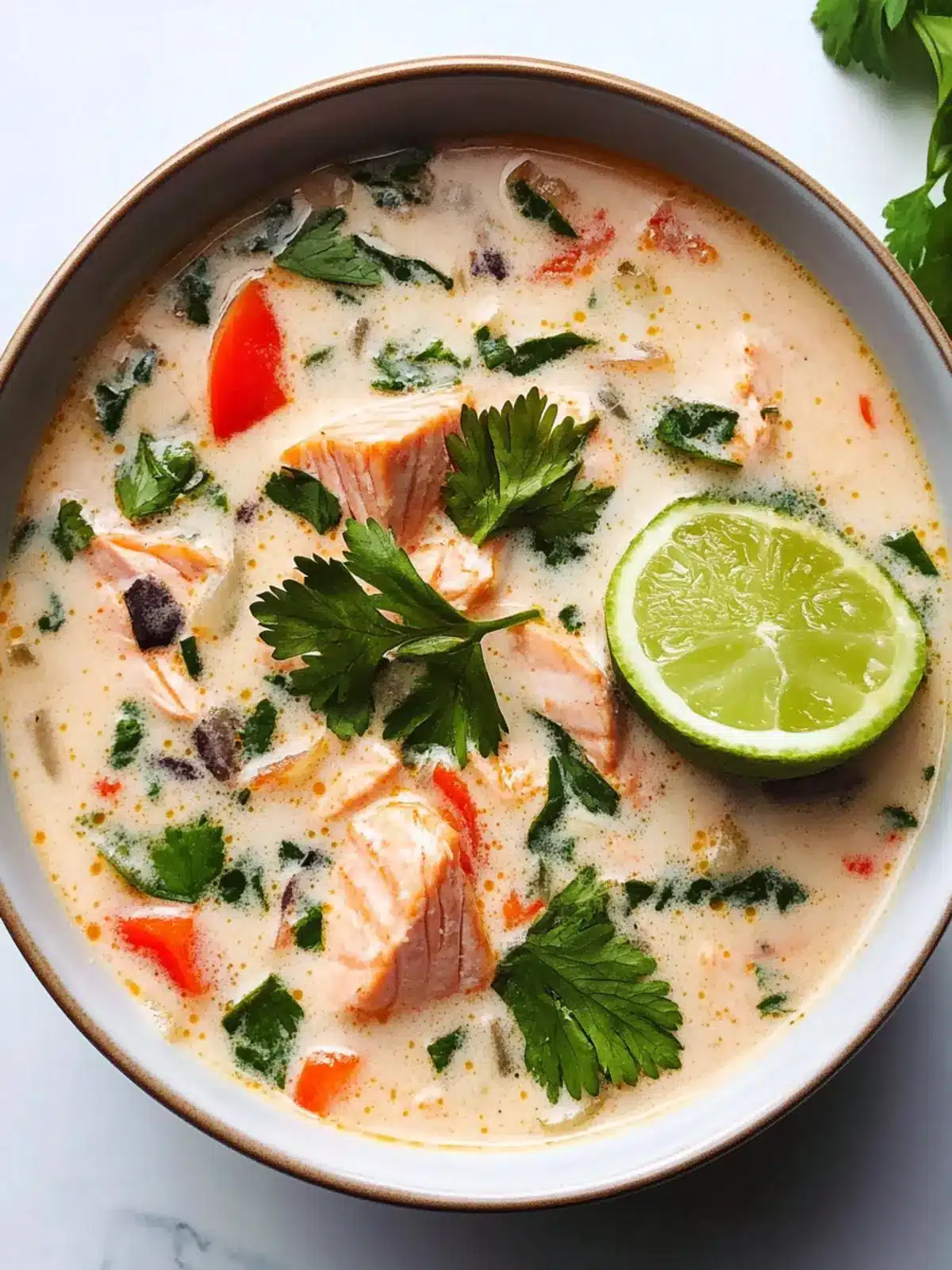 Creamy Salmon Coconut Soup for Cozy Nights in 2 Salmon Coconut Soup